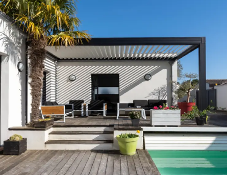 Bioclimatic pergolas